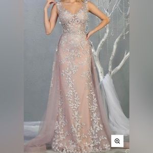 Wedding engagement prom gown evening dress